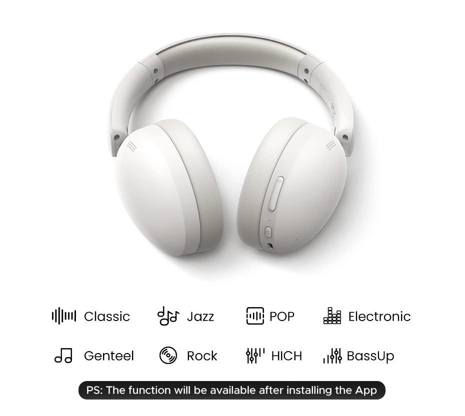 Wireless Bluetooth 5.4 Over-Ear Headphones with 80H Playtime - 19