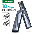 Dual Protocol M.2 NVMe SATA SSD Enclosure USB-C 10Gbps Adapter