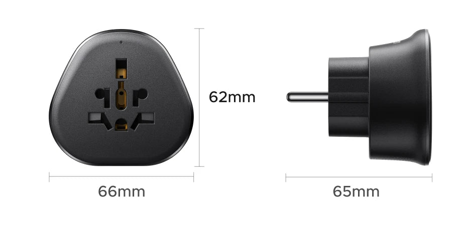 Universal Travel Power Adapter for International EU US UK Outlets - 25