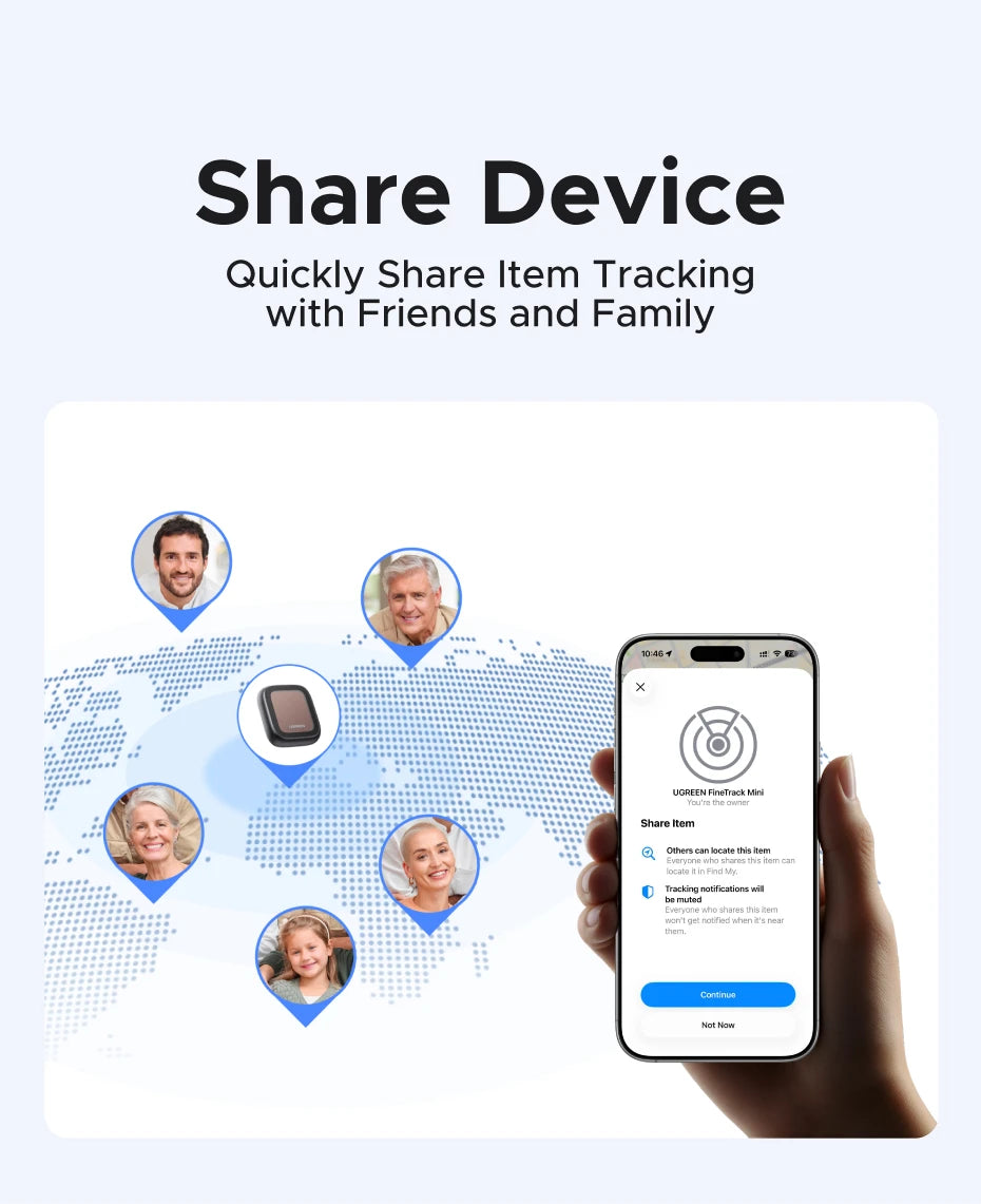Solar Powered Bluetooth Item Tracker for Apple Find My