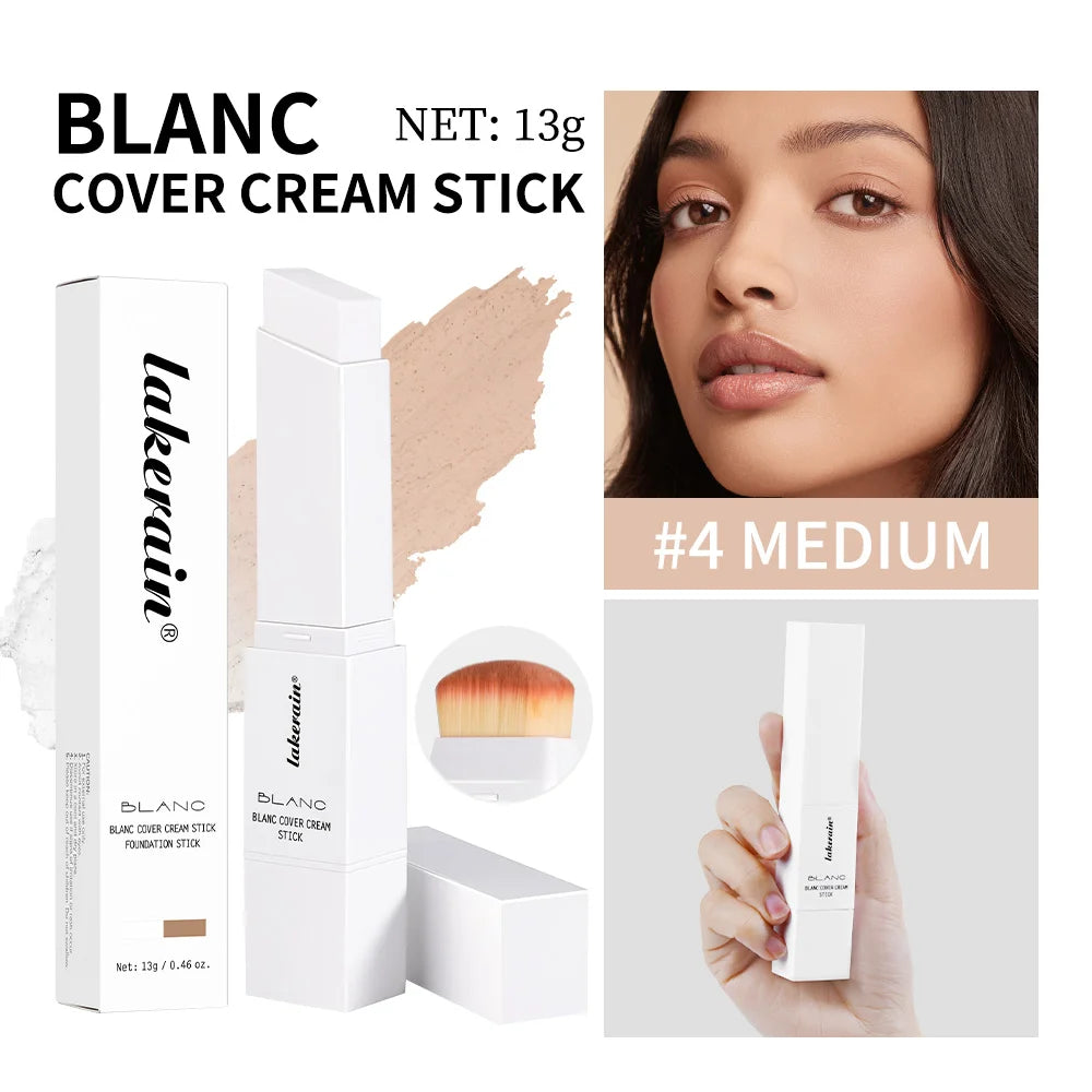 Full Coverage Cream Foundation Stick with Detachable Brush - 22