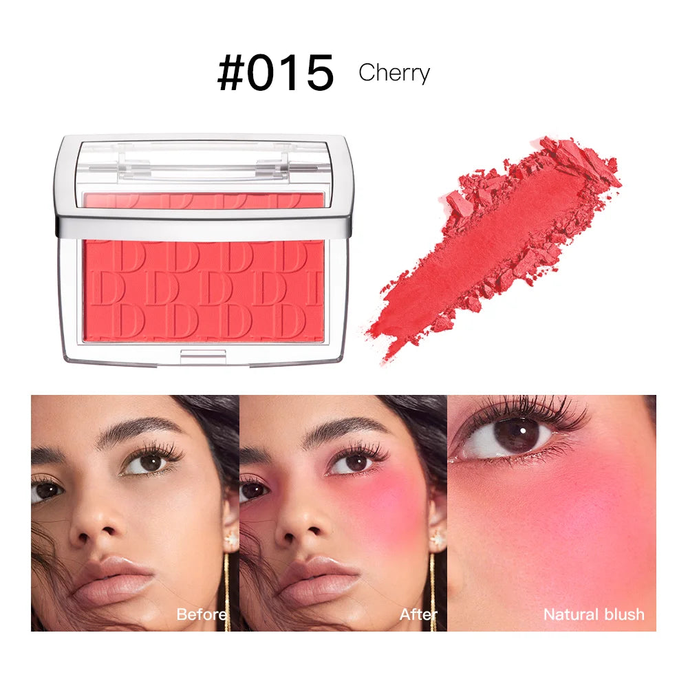 Matte Embossed Powder Blush Palette for Natural Cheek Color