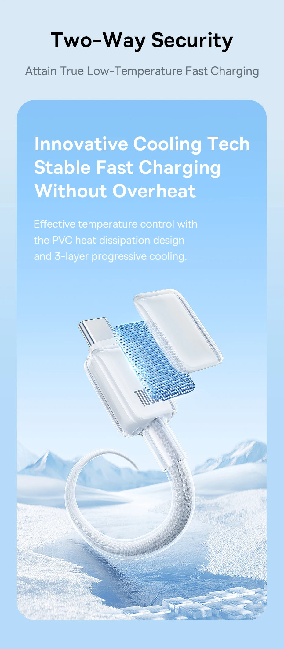 100W USB-C Fast Charging and Data Cable