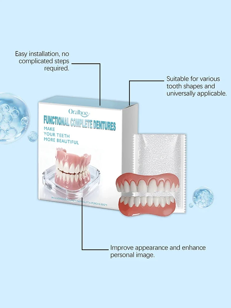 Instant Silicone Veneer Dentures for a Confident Smile