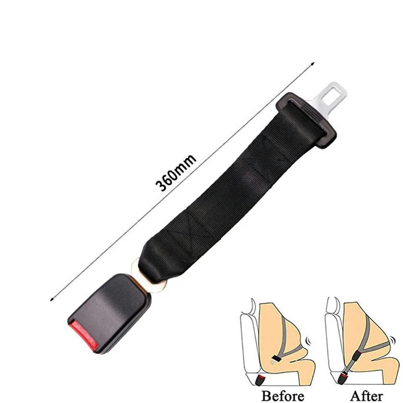 Adjustable Car Seat Belt Extender for Comfort and Safety