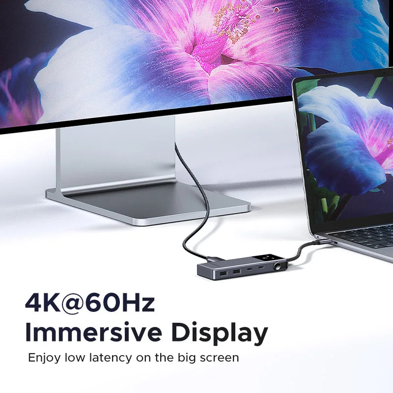 6-in-1 USB-C Hub with 4K 60Hz HDMI and 10Gbps Data Transfer - 3