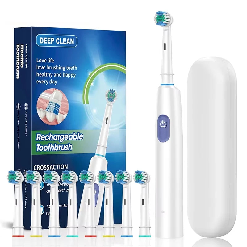 Rechargeable Rotating Electric Toothbrush for Adults