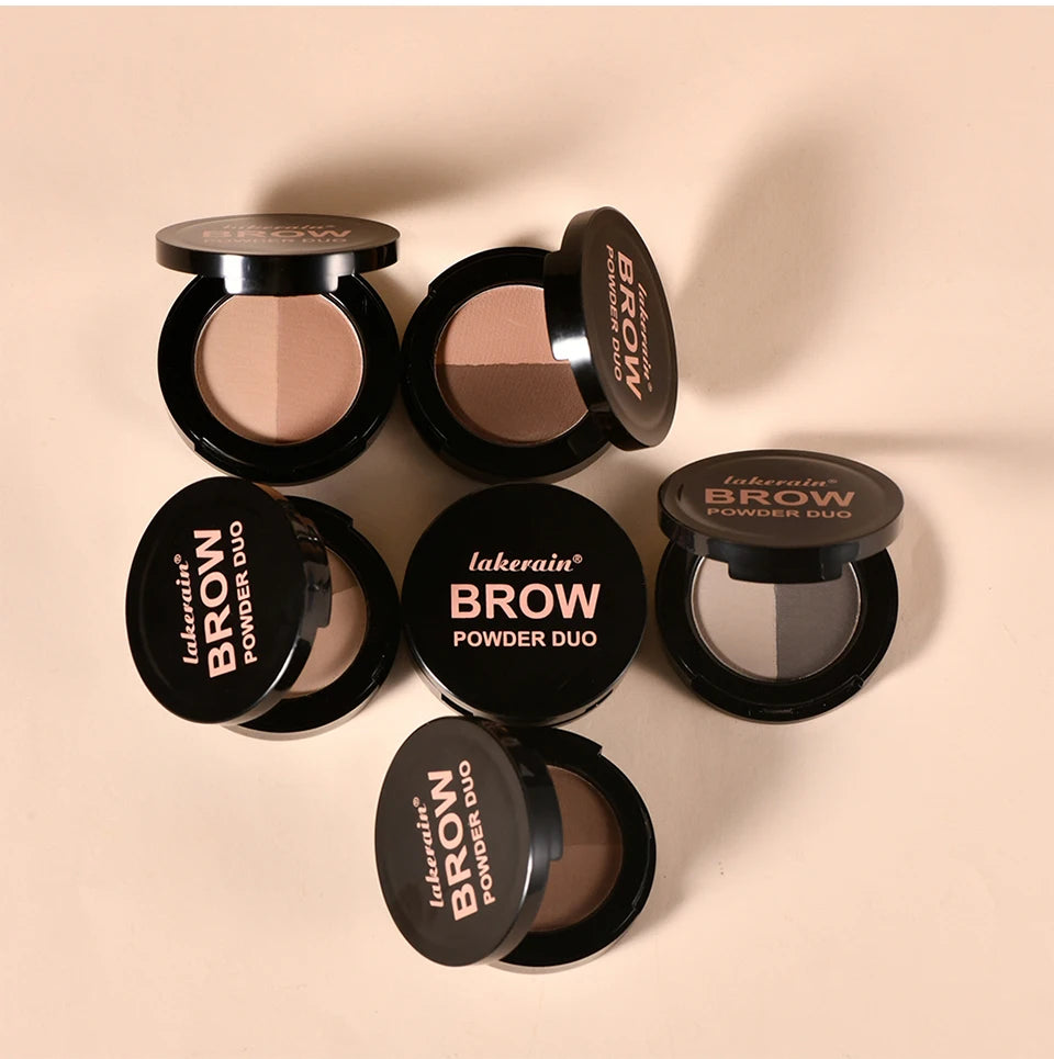 Two-Color Eyebrow Powder Duo for Natural Brows and Contouring