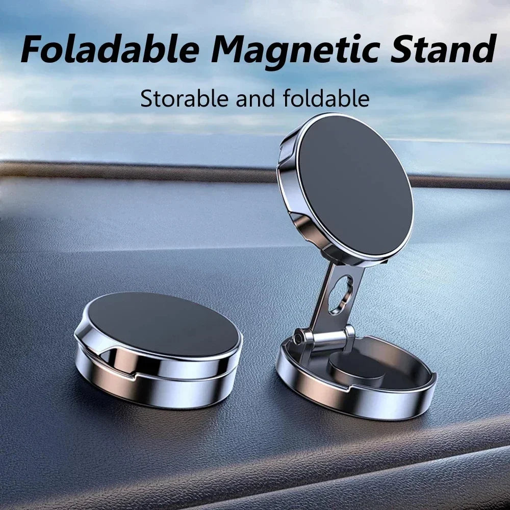 720 Degree Foldable Magnetic Phone Holder for Car Home and Office