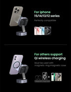 2-in-1 Qi2 15W Magnetic Wireless Charging Stand
