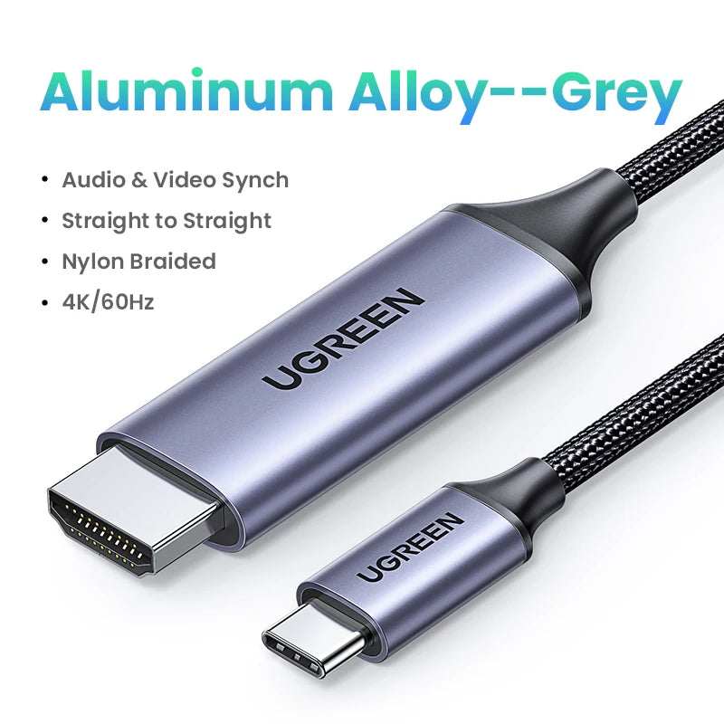 8K USB-C to HDMI Adapter Cable for High-Resolution Displays