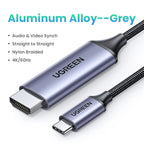 8K USB-C to HDMI Adapter Cable 60Hz High-Speed Video Lead