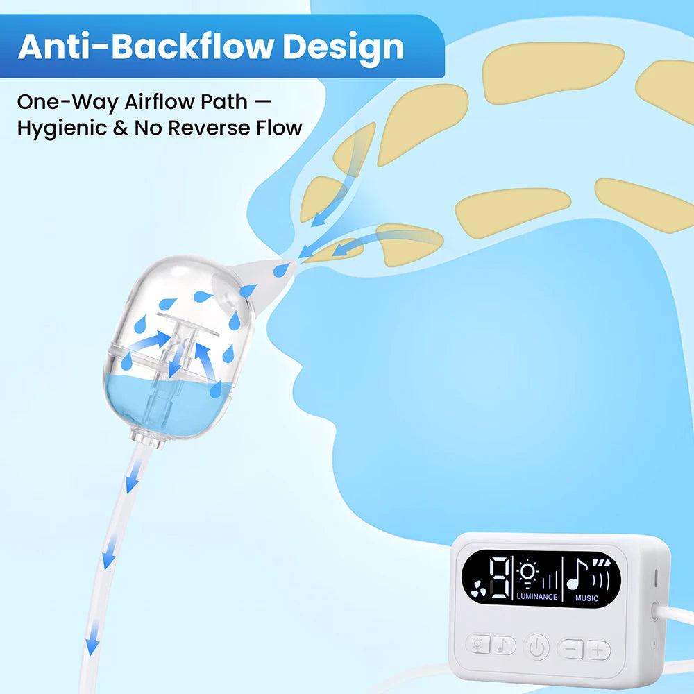 Electric Baby Nasal Aspirator with Music and Suction Control - 8