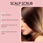 Deep Cleansing Exfoliating Scalp Scrub for Dandruff and Oily Hair