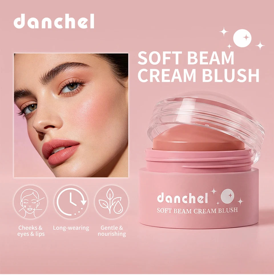 Soft Cream Blush for Cheeks, Lips, and Eyes