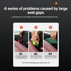 Universal Car Seat Gap Filler Leak Proof Storage Strip