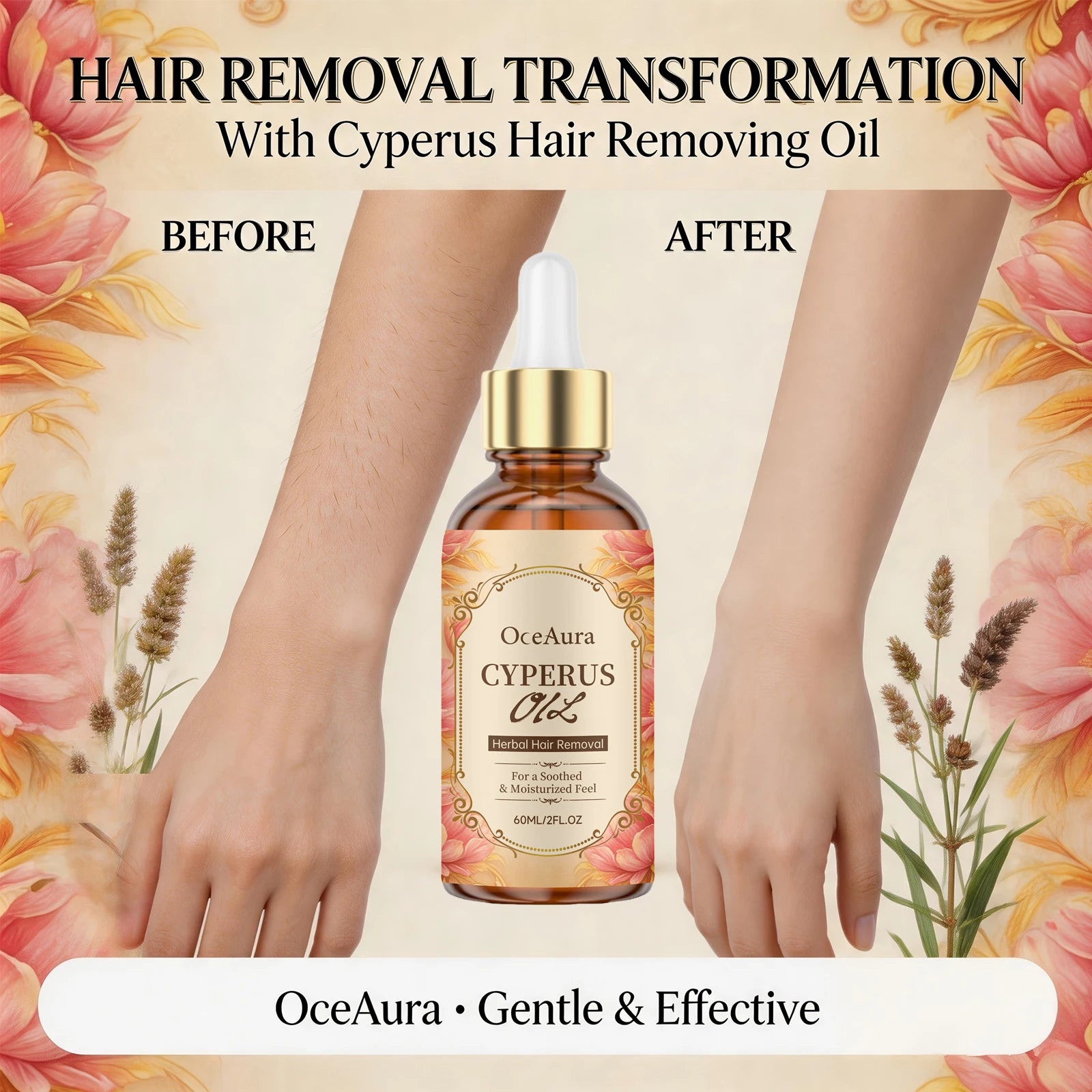 Cyperus Oil Hair Growth Inhibitor and Moisturizing Body Serum - 9
