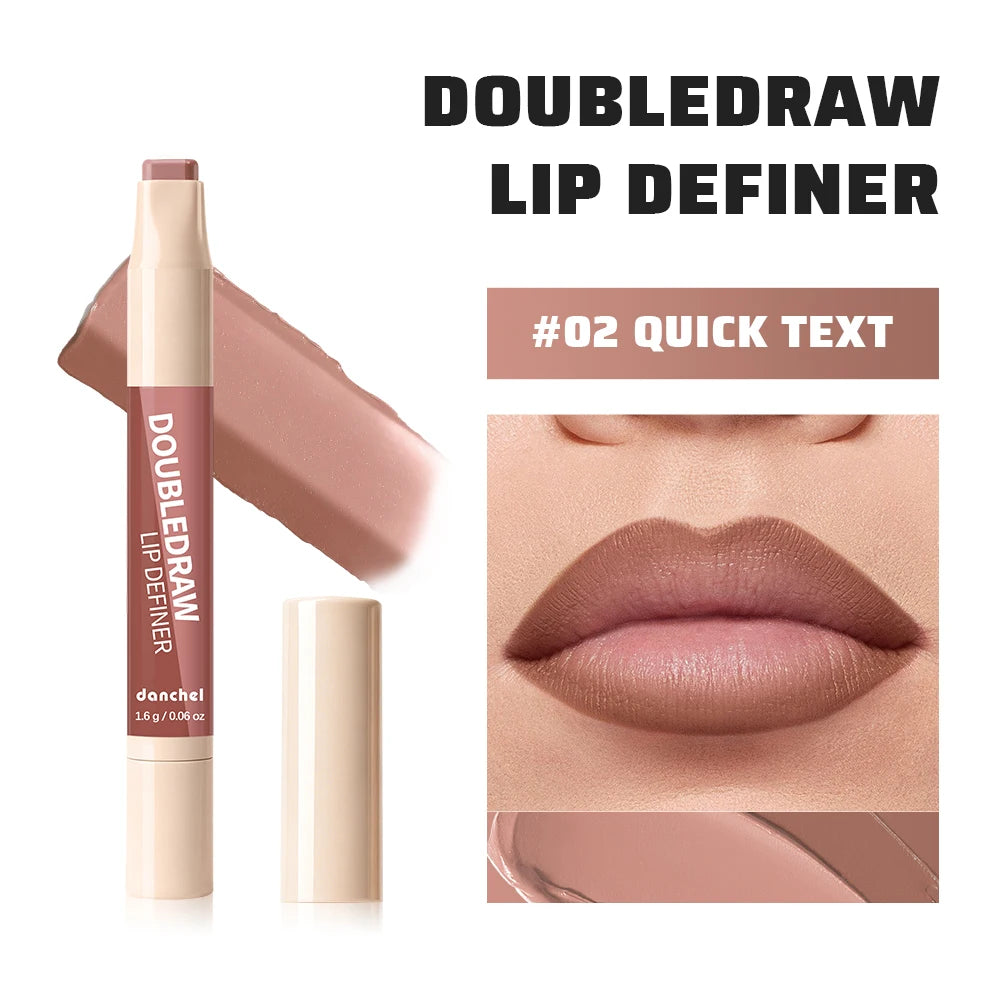 2-in-1 Dual Ended Lip Contour Liner and Hydrating Matte Gloss