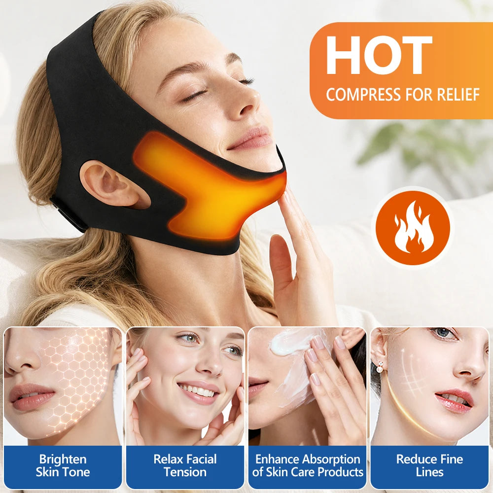 Hot and Cold Gel V-Line Face Lifting Bandage