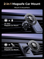 Magnetic Car Phone Mount for Dashboard and Air Vent
