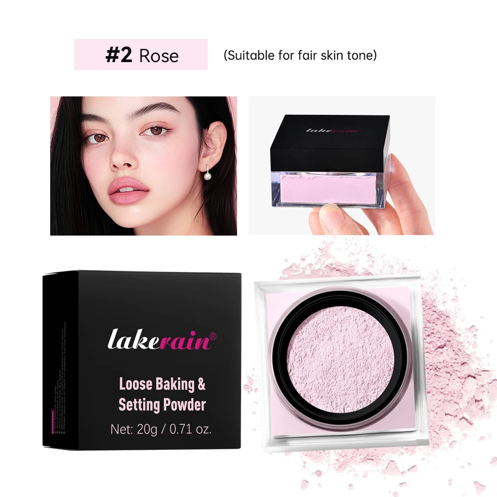 Matte Finish Loose Setting Powder for Oil Control