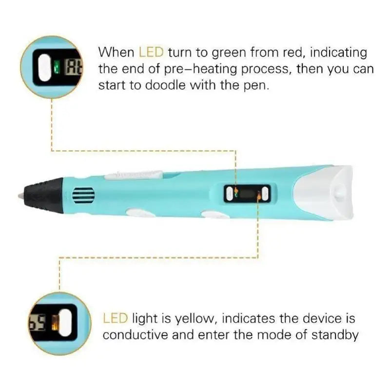 3D Printing Pen for Kids DIY Drawing Art - 6