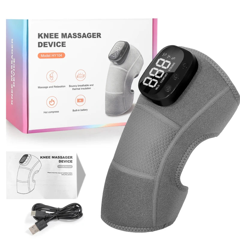 3-in-1 Cordless Vibration Knee, Shoulder and Elbow Massager - 15