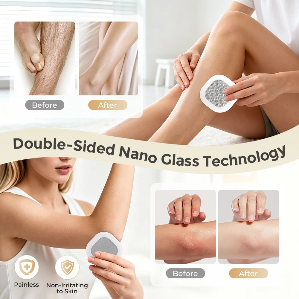 Painless Crystal Nano Glass Hair Remover and Exfoliator - 3