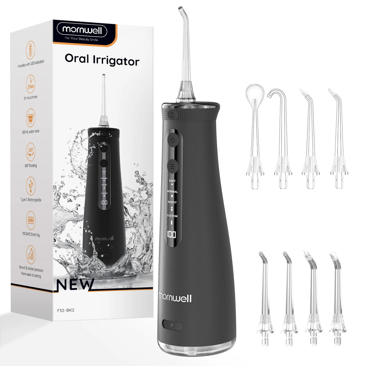 Portable Electric Water Flosser for Teeth Cleaning