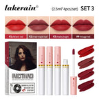 Matte Lipstick Set with Creative Cigarette Design