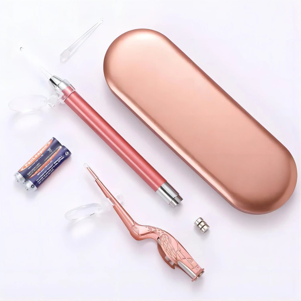 LED Illuminated Ear Wax Removal Tool Kit for Adults and Kids