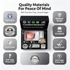 Moldable Silicone Cosmetic Denture Set for Instant Smile
