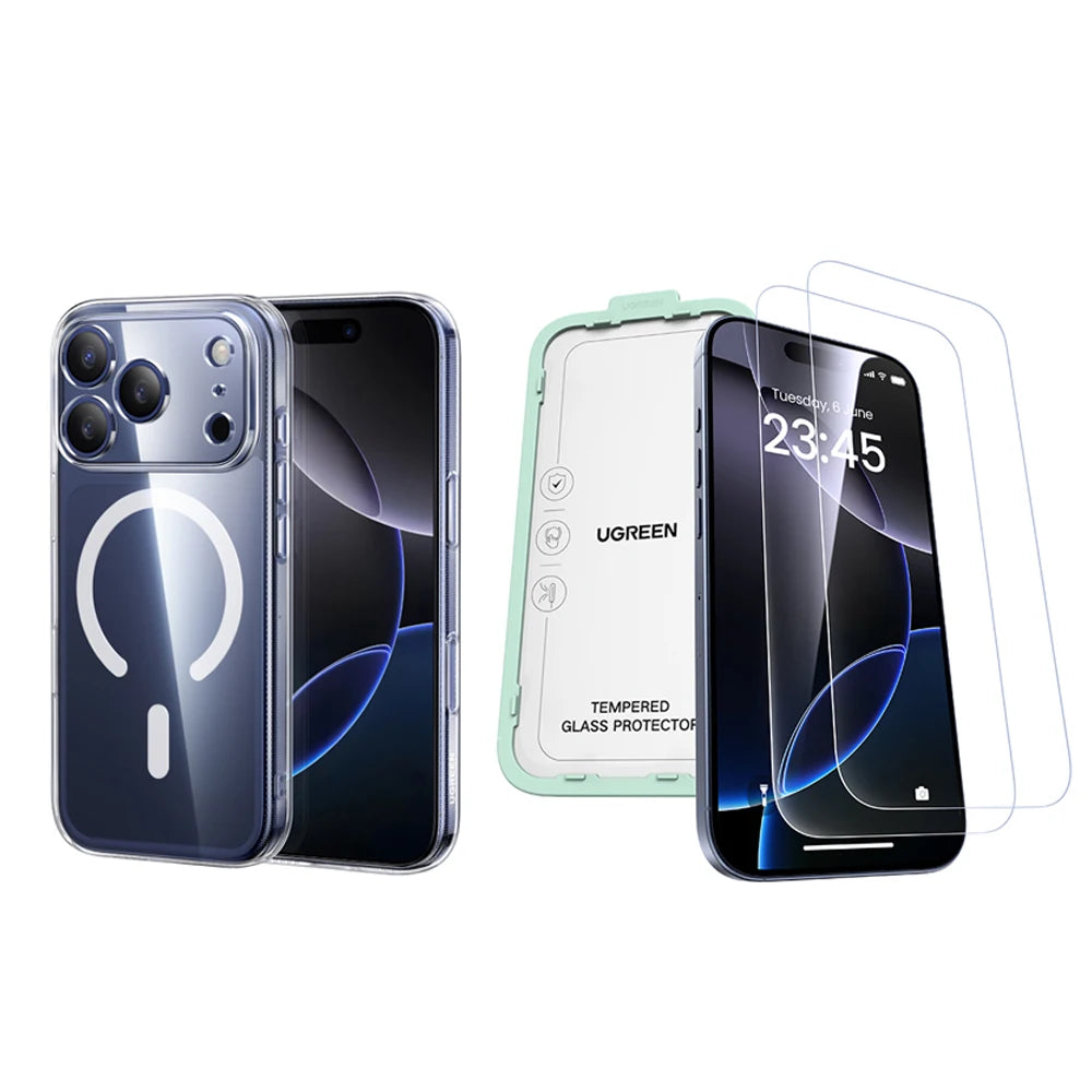 Magnetic Shockproof Clear Phone Case for iPhone 17 Series - 23