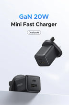 30W GaN 3-Port USB-C Fast Wall Charger