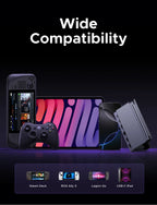 6-in-1 USB-C Docking Station for Handheld Gaming Consoles
