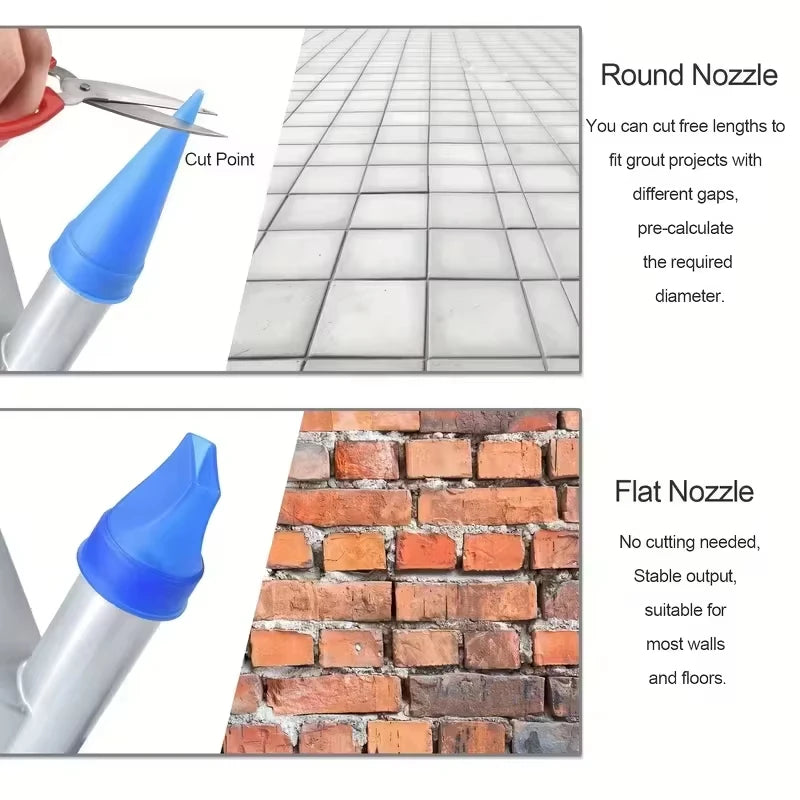 Automatic Mortar Grout Gun for Masonry and Tile Filling