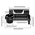 Car Window Hanging Storage Organizer Tray with Cup and Phone Holder