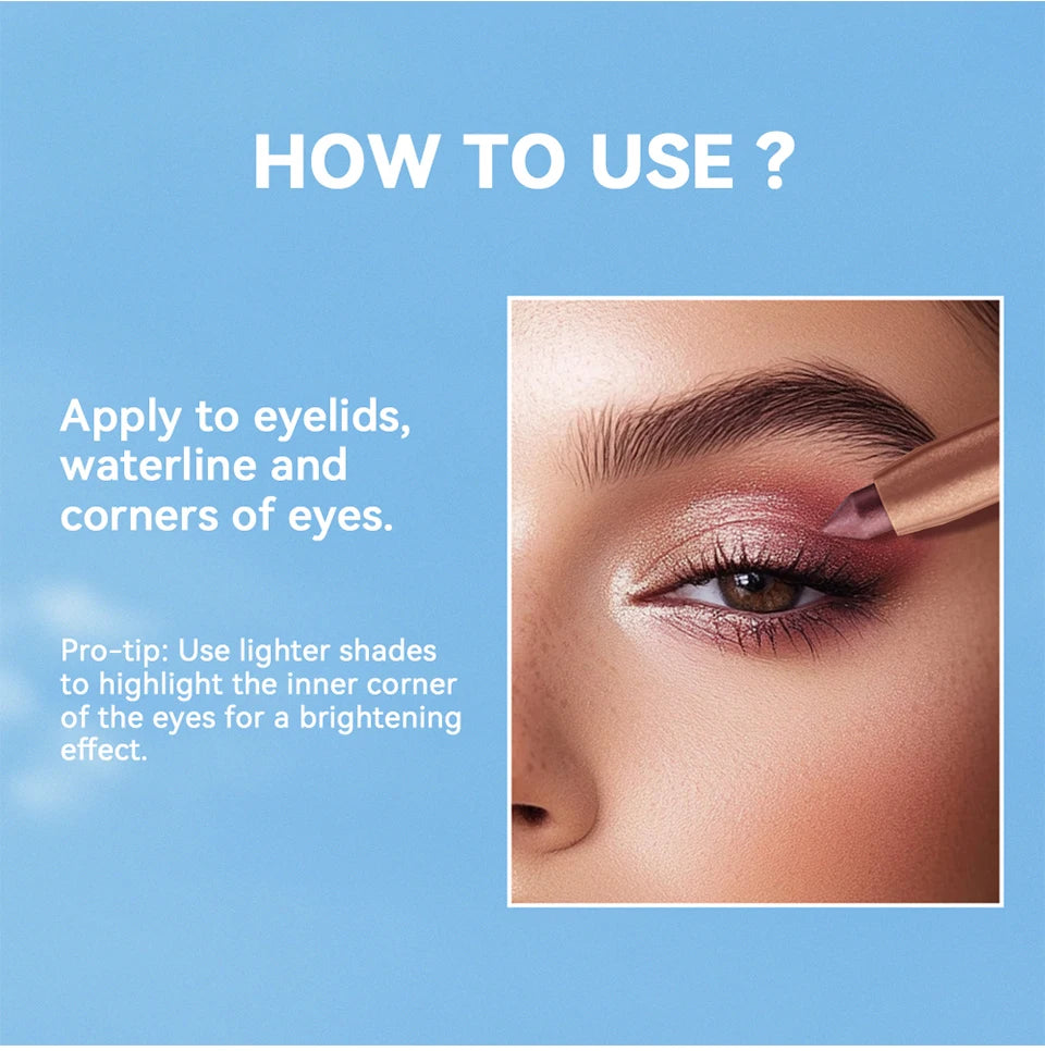 Creamy Eyeshadow Stick for Long-Lasting Eye Makeup