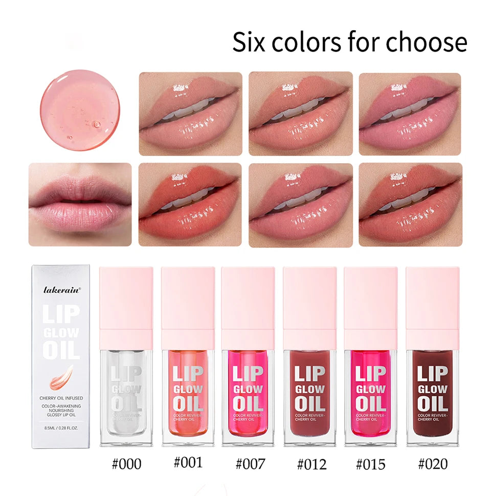 Hydrating Lip Glow Oil for Nourished and Shiny Lips - 12