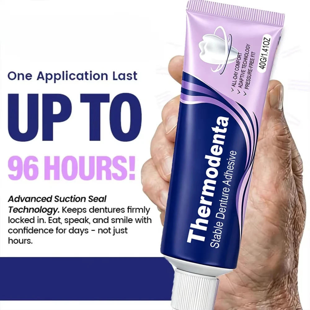 Thermoplastic Denture Adhesive Cushion for Comfortable Fit