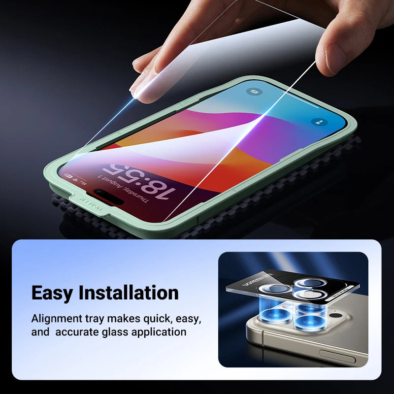 Tempered Glass Screen Protector for iPhone 16 Series - 5