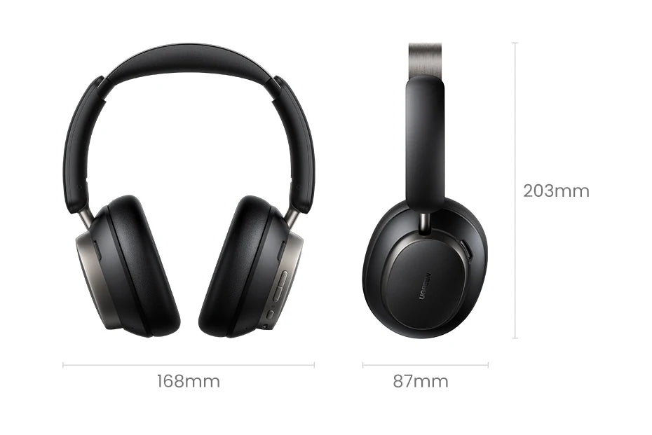 Wireless Noise-Canceling Bluetooth Studio Headphones