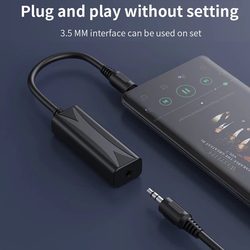 3.5mm Aux Ground Loop Noise Isolator for Car and Home Audio - 13