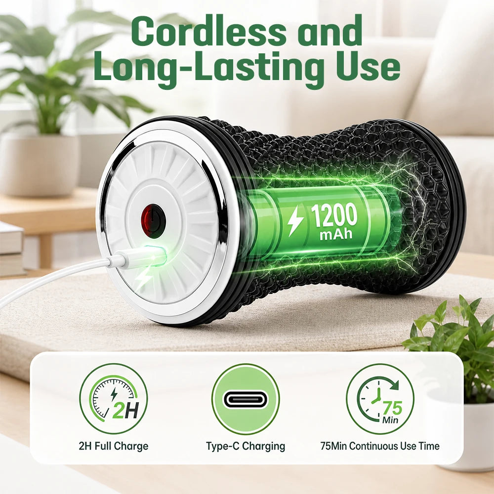 Electric Vibrating Massage Roller for Muscle Recovery - 10