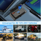 3 or 4 Port USB PD and QC3.0 Fast Charging Socket with LED Display