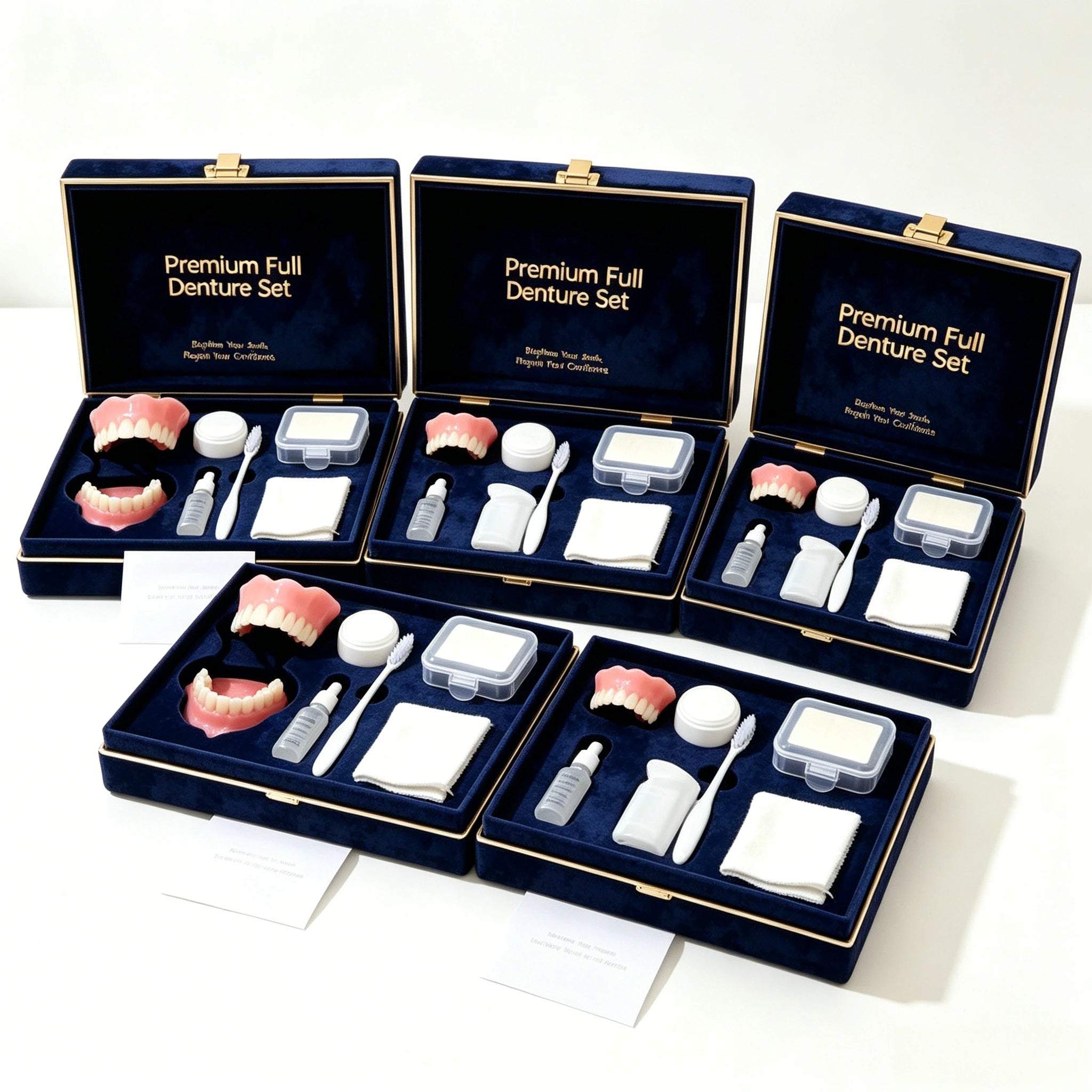 Instant Smile Full Mouth Denture Set for Men and Women - 18