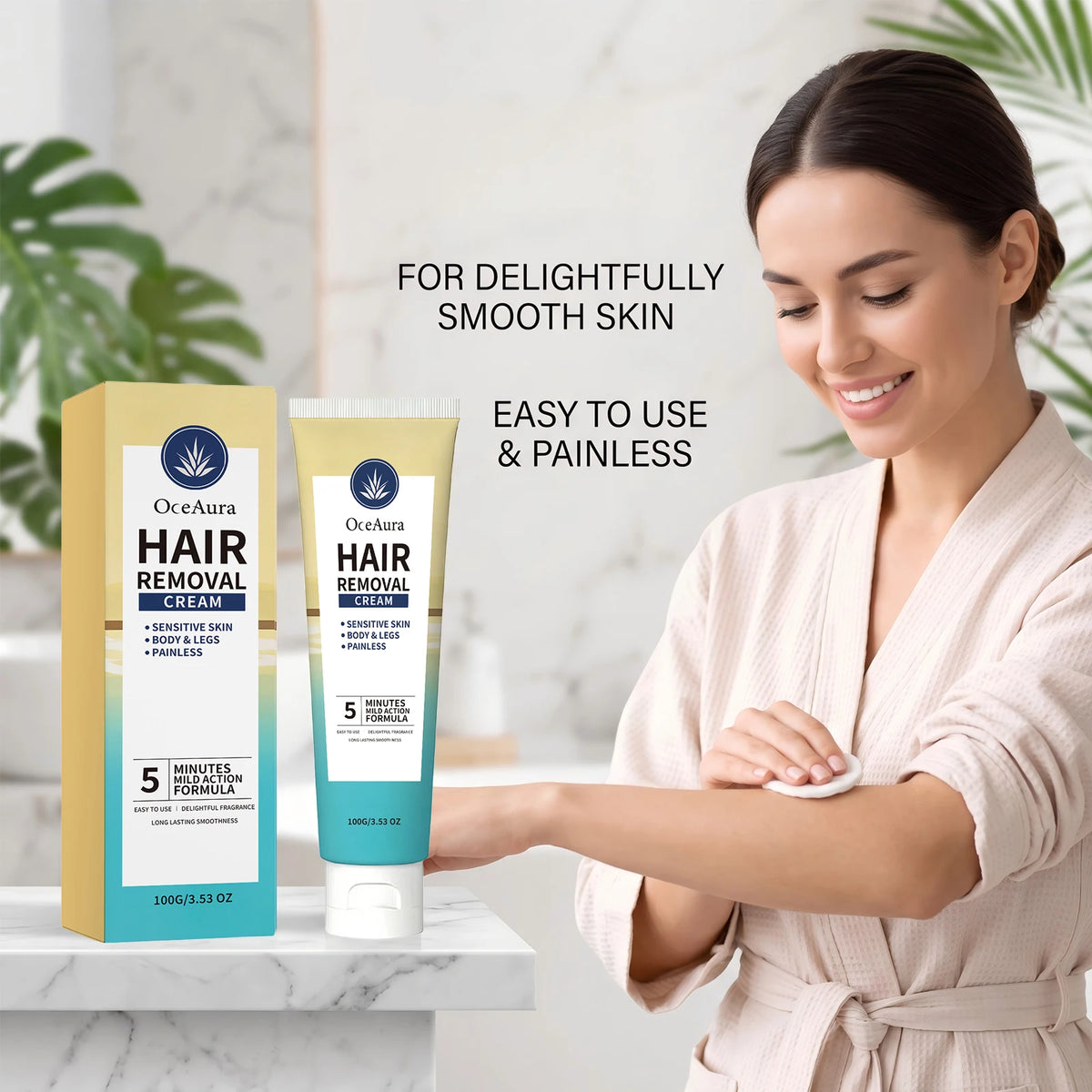 Painless Hair Removal Cream for Full Body