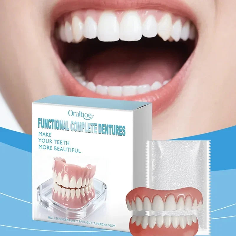 Instant Silicone Veneer Dentures for a Confident Smile