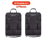 Car Seat Back Organizer with Tablet Holder and Storage Pockets