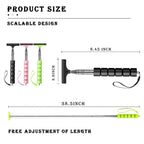 Telescopic Car Rearview Mirror Wiper Stainless Steel Cleaning Tool